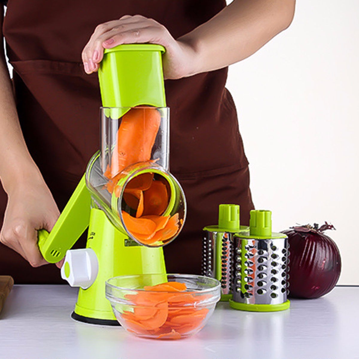 Multi Manual Slicer Vegetable Fruit Cutter Round Mandoline Choppers Cheese  Grater Carrot Potato Julienne Blades Kitchen Tools