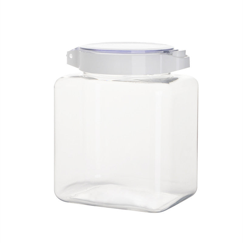 Kitchen Transparent Airtight Jar Grain Storage Plastic