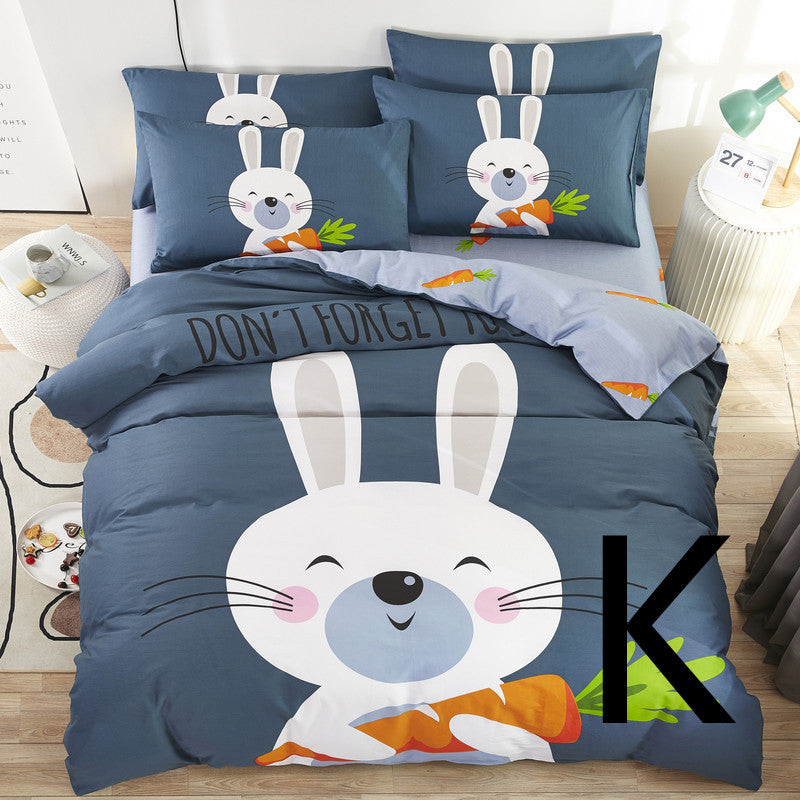 Home Textile Cute Cartoon Children Bed Sheet Bed Sheet Quilt Cover Bedding