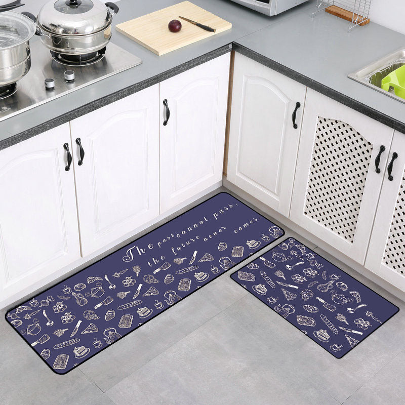 Kitchen Long Floor Mat Carpet Bathroom Water Absorption