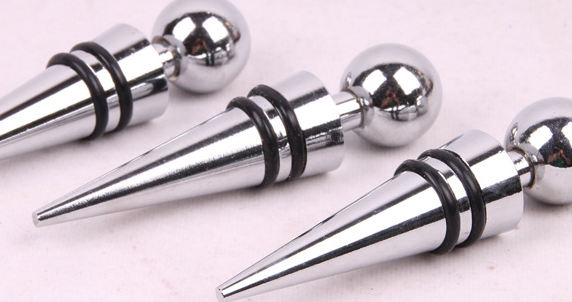 Zinc alloy round head red wine bottle stopper wine stopper wine stopper freshener sealing plug