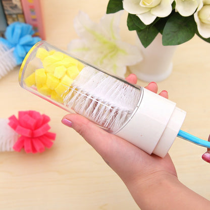 Buy Wholesale China Cup Brush Insulation Cup Sponge Wipe Baby Bottle Brush  Easy To Clean Brush Cup Cleaning Brush Kitche & Durable Cup Brush Long  Handle Sponge Cleaning Bott at USD 0.15