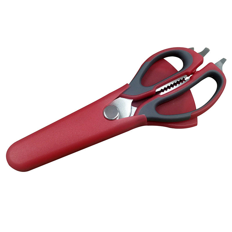 2-In-1 Multifunctional Stainless Steel Kitchen Scissors