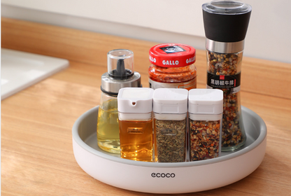 Spice Storage Rack Multifunctional Kitchen Rotating Rack