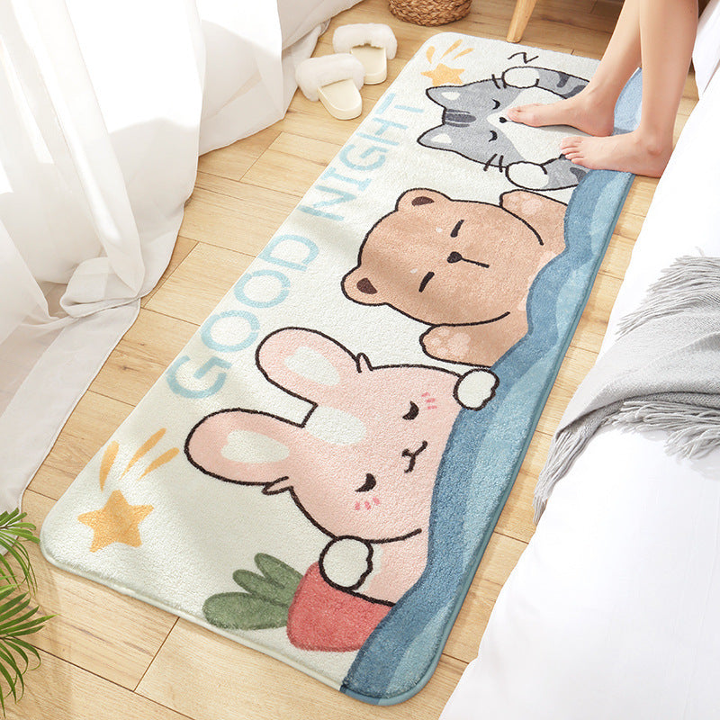 Cartoon Bedside Mat Household