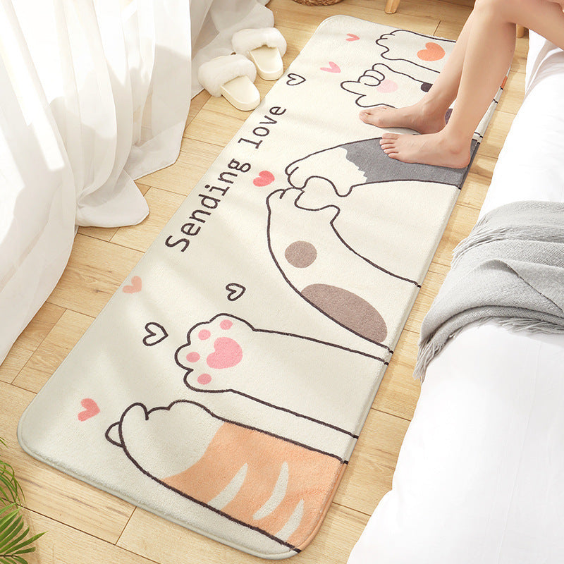 Cartoon Bedside Mat Household