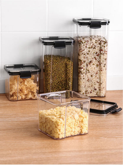 Kitchen Storage Sealed Cans Square Food Preservation Storage Tanks