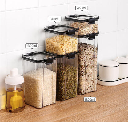 Kitchen Storage Sealed Cans Square Food Preservation Storage Tanks