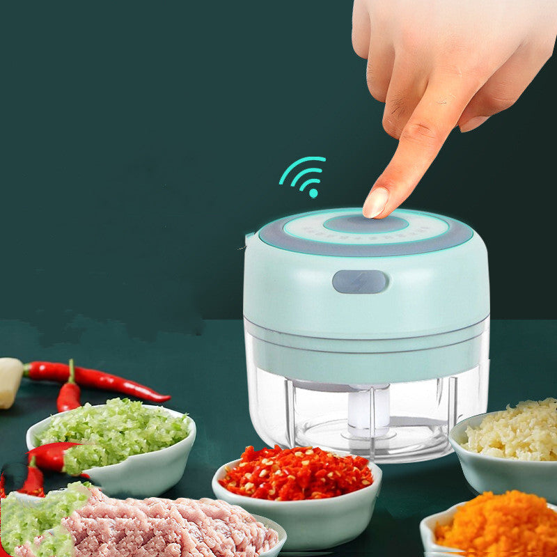 Kitchen Meat Grinder, 250ml Large Capacity, Small Size, Pink Color,  Electric Masher With USB Charging, For Garlic, Ginger, Fruits And  Vegetables