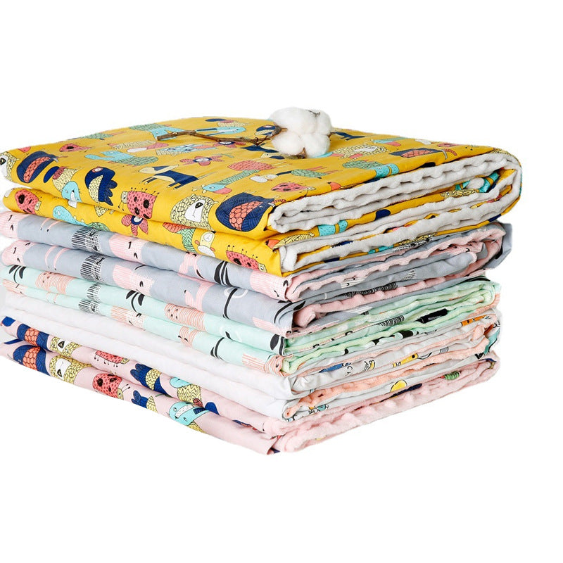 Household Cotton Cartoon Printing Baby Blanket