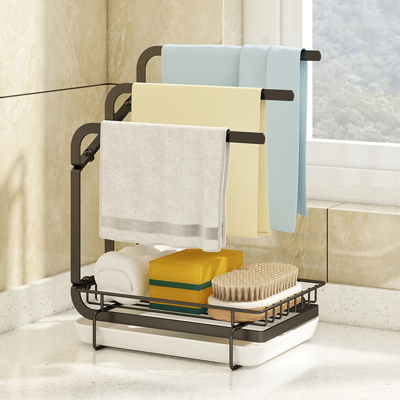 Kitchen Removal Wipe Rack Countertop Sink Drain