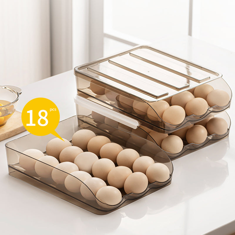 Refrigerator Kitchen Egg Plastic Storage Box