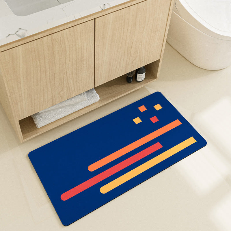 Home Bathroom Kitchen Absorbent Carpet Floor Mat