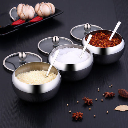 Kitchen Stainless Steel Seasoning Pot Kitchen Utensils