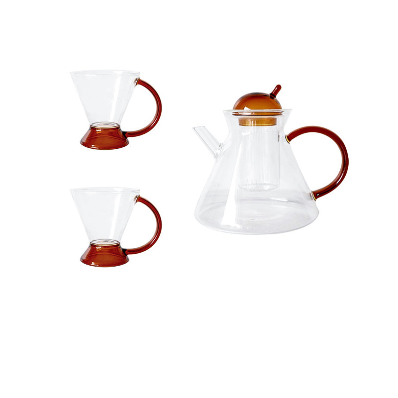 Household Simple Heat-resistant Glass Teapot Set