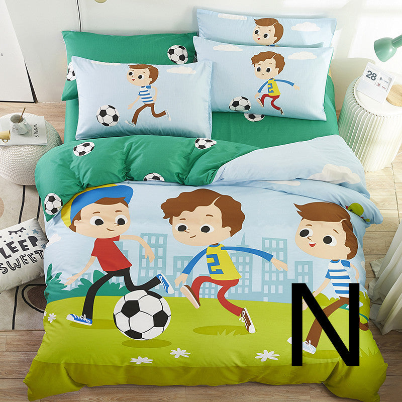 Home Textile Cute Cartoon Children Bed Sheet Bed Sheet Quilt Cover Bedding