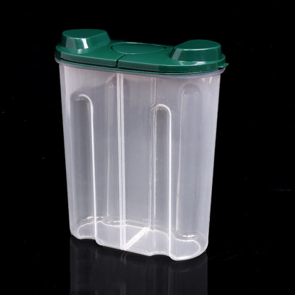 Kitchen Transparent Grain Jar Plastic Storage Box