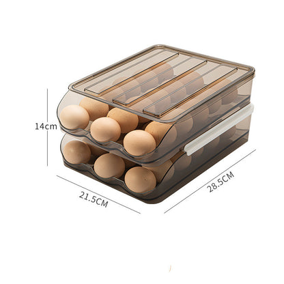 Refrigerator Kitchen Egg Plastic Storage Box