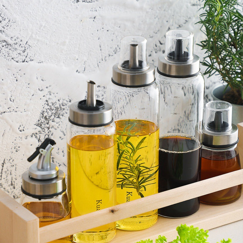 Household Kitchen Supplies Small Oil Bottle Glass Anti-leakage