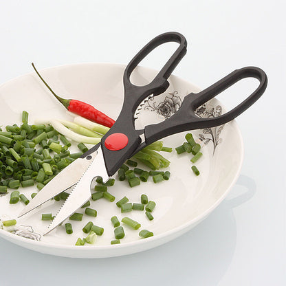 Stainless steel multifunctional kitchen scissors