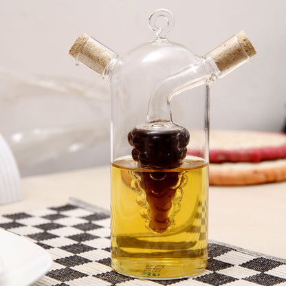 Kitchen Utensils Glass Oil And Vinegar Bottles A Dual Purpose