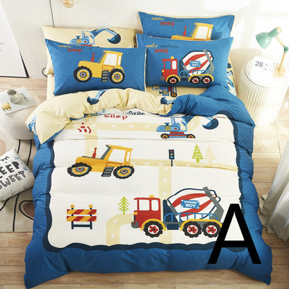 Home Textile Cute Cartoon Children Bed Sheet Bed Sheet Quilt Cover Bedding