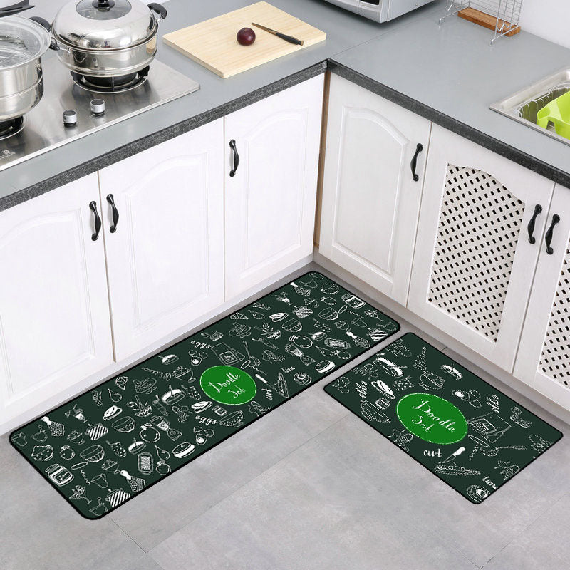 Kitchen Long Floor Mat Carpet Bathroom Water Absorption