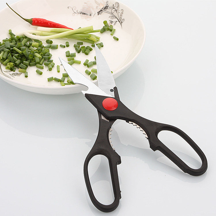 Stainless steel multifunctional kitchen scissors