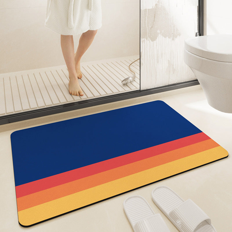 Home Bathroom Kitchen Absorbent Carpet Floor Mat