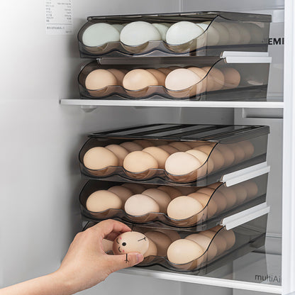 Refrigerator Kitchen Egg Plastic Storage Box