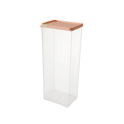 Plastic transparent storage box for kitchen storage