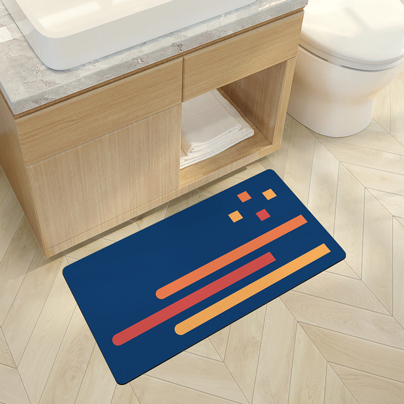 Home Bathroom Kitchen Absorbent Carpet Floor Mat