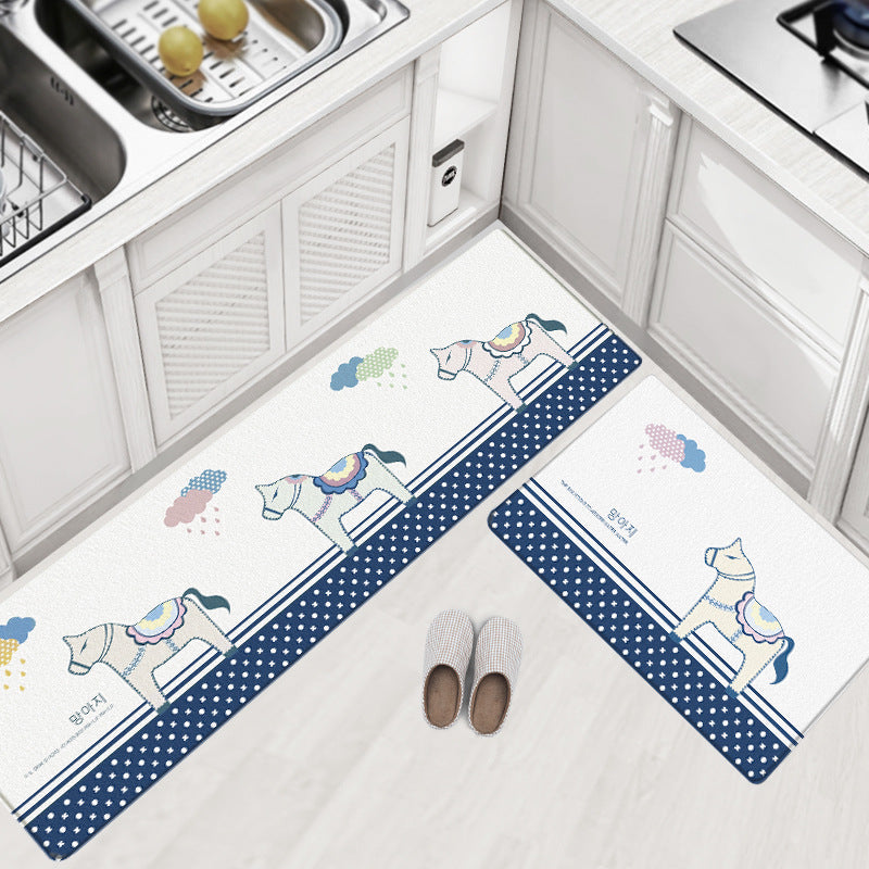 Kitchen floor mats door carpet