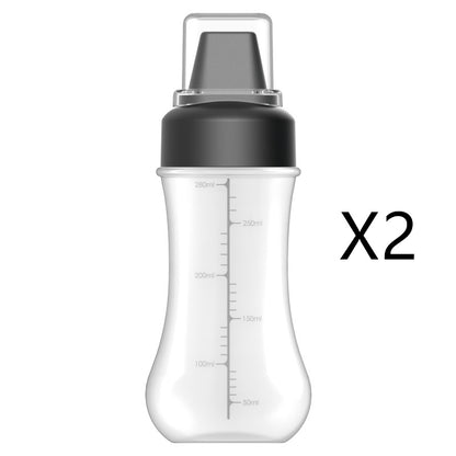 Five-hole Scale Squeezing Sauce Bottle With Lid Kitchen Tool