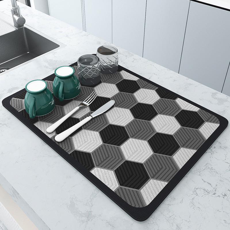 Household Fashion Kitchen Countertop Drain Pad