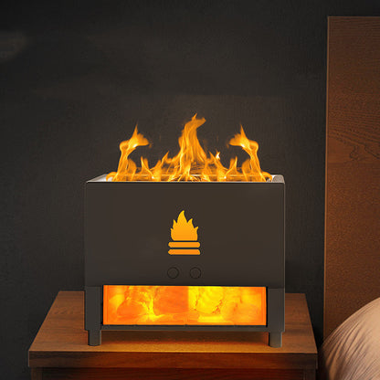 Simulated Wall Kitchen 5V Flame Humidifier