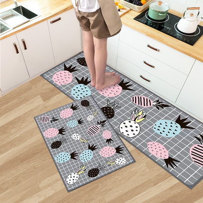 Household Fashion Simple Stain-resistant Kitchen Floor Mat