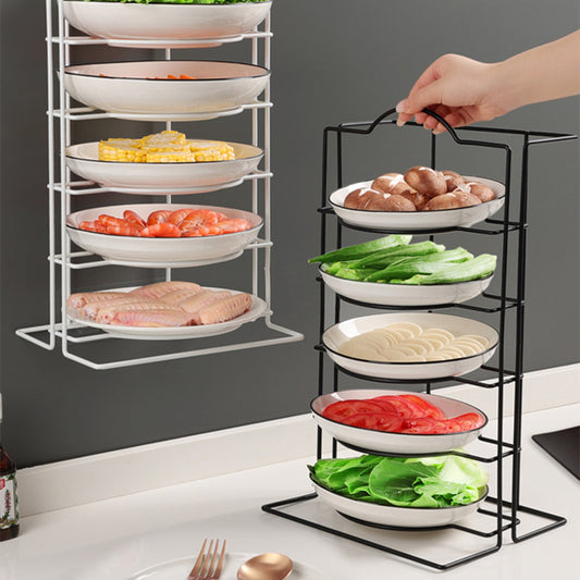 Kitchen Wall Mounted Side Dish Storage Rack