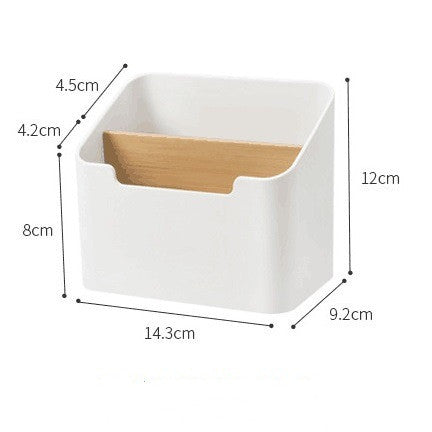 Plastic Tissue Box Waterproof Bamboo Wooden Cover Holder