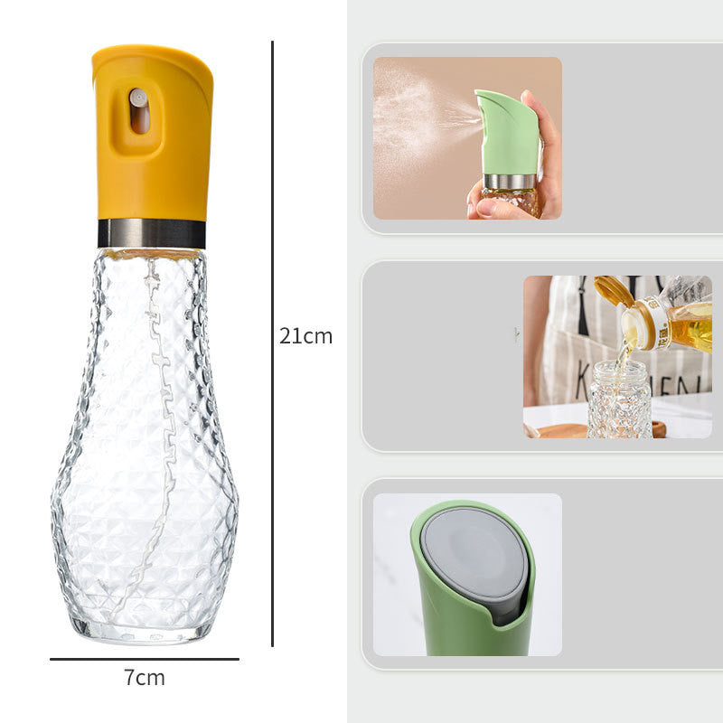 Home Kitchen Fashion Press-on Oil Spray Bottle