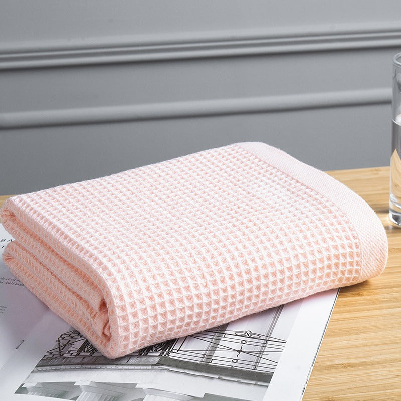 Pure Cotton Absorbent Household Honeycomb Pattern Towel