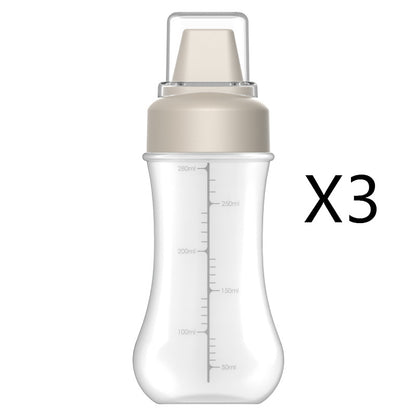 Five-hole Scale Squeezing Sauce Bottle With Lid Kitchen Tool