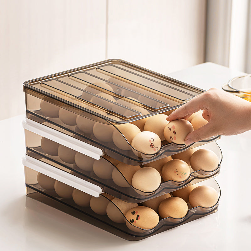 Refrigerator Kitchen Egg Plastic Storage Box