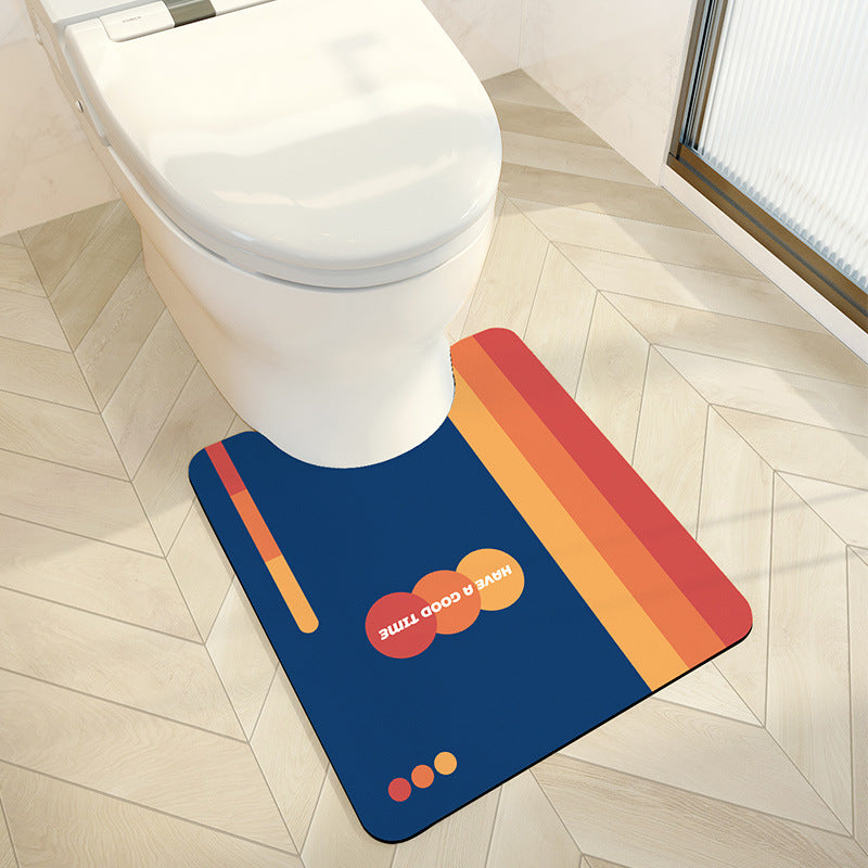 Home Bathroom Kitchen Absorbent Carpet Floor Mat