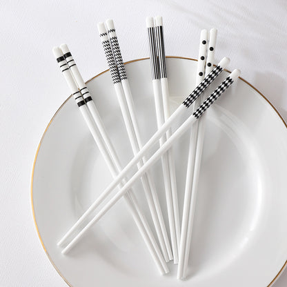 Hepburn Style Ceramic Chopsticks Household