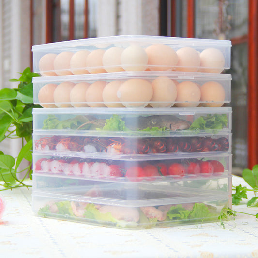 Kitchen Plastic Household Egg Storage Box