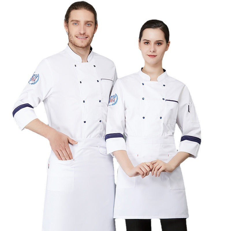 Western Restaurant Kitchen Chef's Overalls