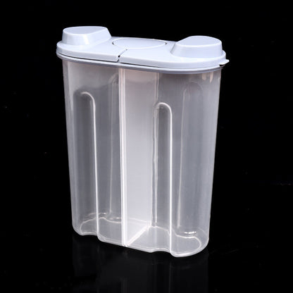 Kitchen Transparent Grain Jar Plastic Storage Box