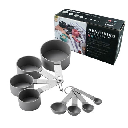 8-Piece Measuring Cup With Stainless Steel Handle