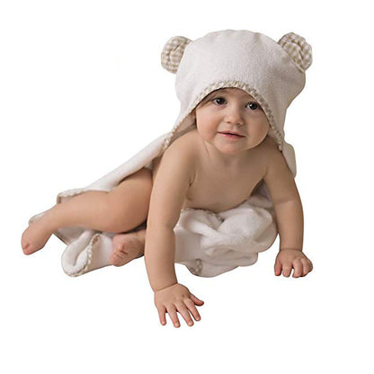 Bamboo Fiber Baby Cartoon Hooded Towel